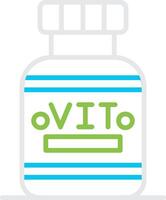 Vitamins Bin Creative Icon Design vector