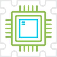 Processor Bin Creative Icon Design vector