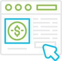 Online Donation Creative Icon Design vector