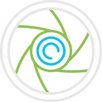 Shutter Creative Icon Design vector