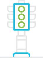 Traffic Lights Creative Icon Design vector
