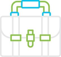 Briefcase Bin Creative Icon Design vector