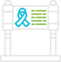 Awareness Day Creative Icon Design vector