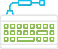 Keyboard Bin Creative Icon Design vector