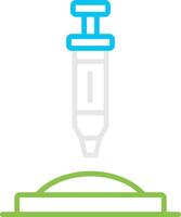 Thermal Paste Bin Creative Icon Design vector
