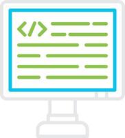 Code Creative Icon Design vector