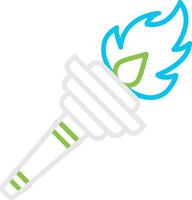 Torch Creative Icon Design vector