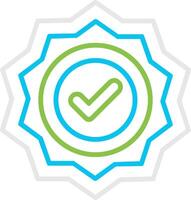 Approve Creative Icon Design vector