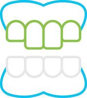 Denture Bin Creative Icon Design vector