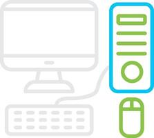 Computer Creative Icon Design vector