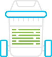 Trash Bin Bin Creative Icon Design vector