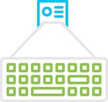 Laser Keyboard Bin Creative Icon Design vector
