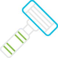 Razor Bin Creative Icon Design vector