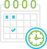 Schedule Creative Icon Design vector