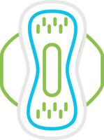 Sanitary Napkin Bin Creative Icon Design vector