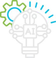 Innovation Bin Creative Icon Design vector