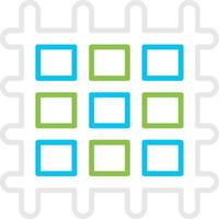 Grid Creative Icon Design vector