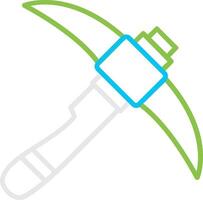 Pickaxe Bin Creative Icon Design vector