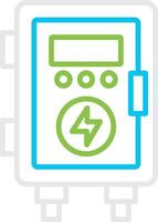 Fuse Box Creative Icon Design vector