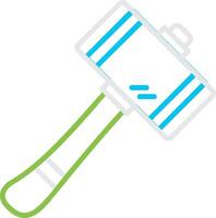 Hammer Creative Icon Design vector