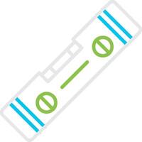 Spirit Level Bin Creative Icon Design vector