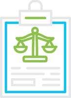 Lawsuit Bin Creative Icon Design vector