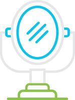 Mirror Creative Icon Design vector