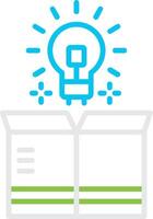 Think Out Of The Box Creative Icon Design vector