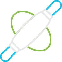 Rolling Pin Bin Creative Icon Design vector