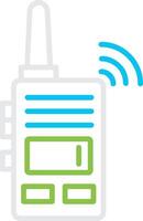 Walkie Talkie Creative Icon Design vector