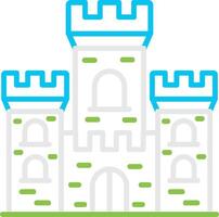 Castle Creative Icon Design vector