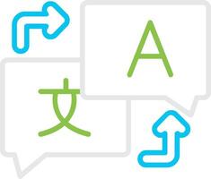 Language Creative Icon Design vector