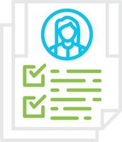 Profile Creative Icon Design vector
