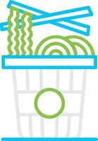 Noodles Creative Icon Design vector