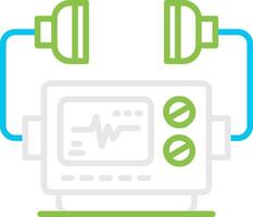 Defribillator Creative Icon Design vector