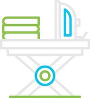 Iron Table Creative Icon Design vector