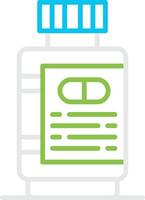 Pills Bin Creative Icon Design vector