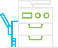 Copy Machine Creative Icon Design vector