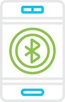 Bluetooth Creative Icon Design vector