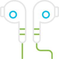 Earbuds Creative Icon Design vector