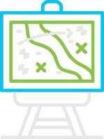 Map Creative Icon Design vector