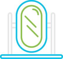 Mirror Creative Icon Design vector