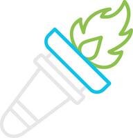 Torch Bin Creative Icon Design vector