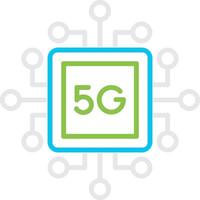 5g Creative Icon Design vector