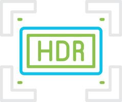 Hdr Creative Icon Design vector