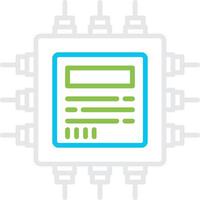 Cpu Bin Creative Icon Design vector
