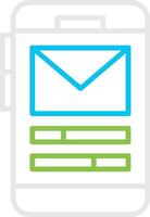 Email Creative Icon Design vector