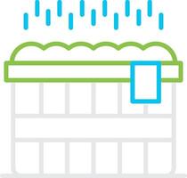 Hot Tub Bin Creative Icon Design vector