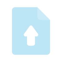 Have a look at this catchy icon file uploading vector