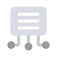 Shared file, network file icon design, premium vector